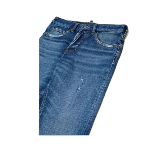 Kids Straight Leg Distressed Jeans