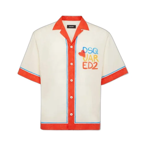 Summer Lovers Drop Shoulder Muslin Bowling Shirt