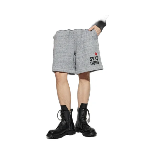 Elasticated Waistband Athletic Shorts