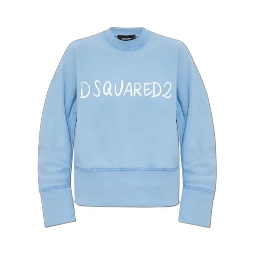 Handwritten Logo Printed Crewneck Sweatshirt