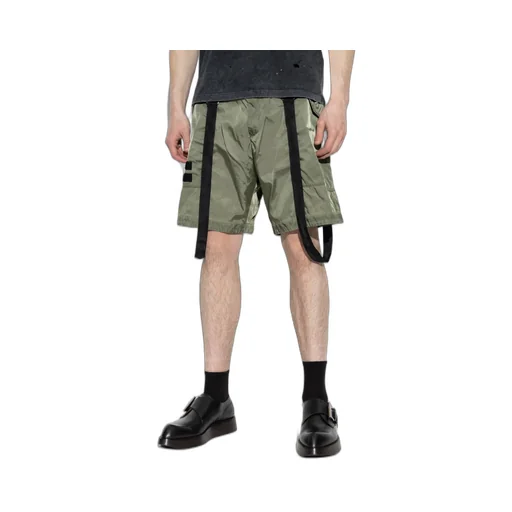 Strap-Detailed Cargo Shorts