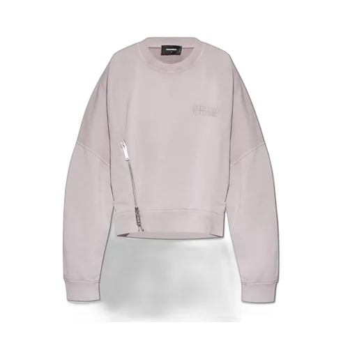 Logo-Embroidered Zip-Detailed Sweatshirt