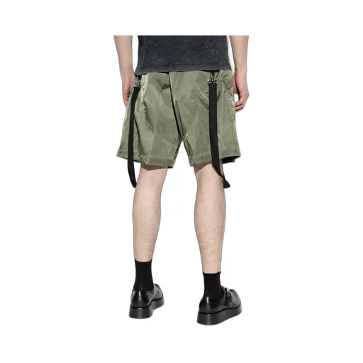 Strap-Detailed Cargo Shorts