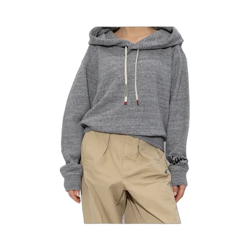 Logo-Detail Drawstring Hoodie