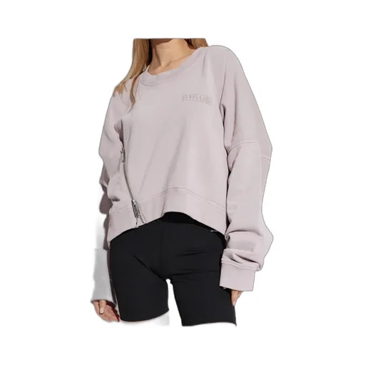 Logo-Embroidered Zip-Detailed Sweatshirt