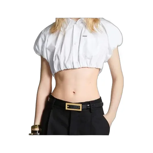 Dsquared2 Baloon Cropped Shirt