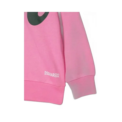 Allover Writing Printed Crewneck Sweatshirt