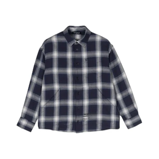 Checked Long-Sleeved Shirt