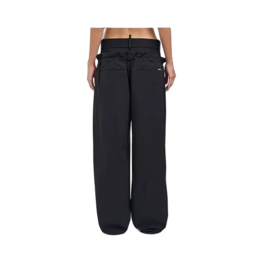Dsquared2 Straight-Leg High Waist Drawstring Pants