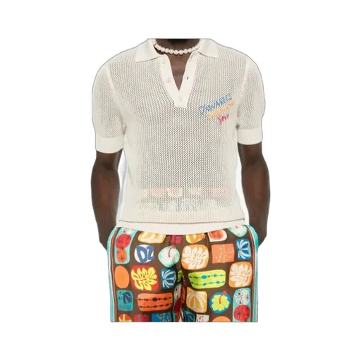 Summer Lovers Knitted Polo Shirt