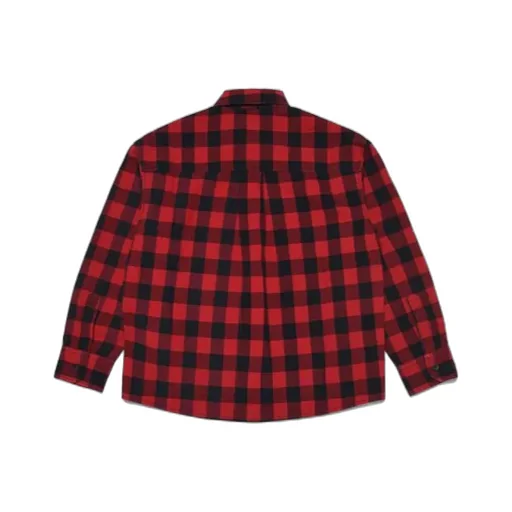 Checked Long-Sleeved Shirt