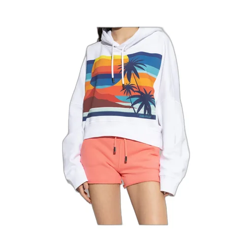 Summer Lovers Onion Cropped Fit Hoodie