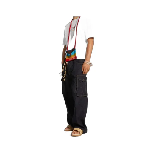 Summer Lovers Loose Cargo Jeans