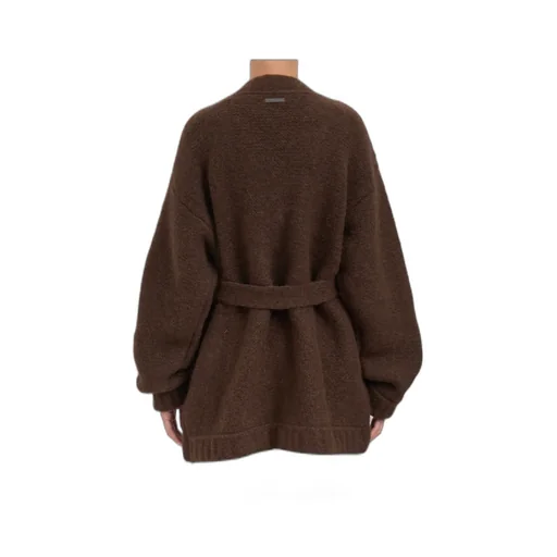 Belted V-Neck Cardigan