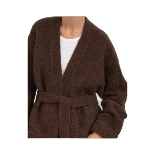 Belted V-Neck Cardigan