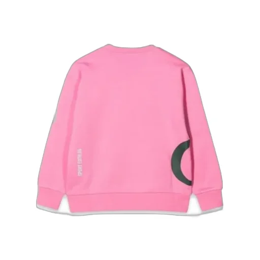 Allover Writing Printed Crewneck Sweatshirt