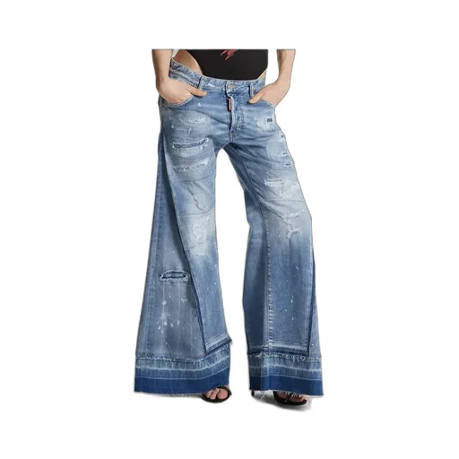 X Bettter Medium Mended Rips Wash Iced Mother Jeans