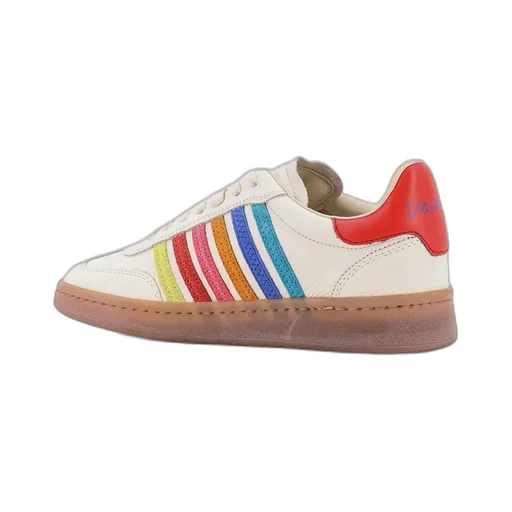 Striped Low-Top Sneakers