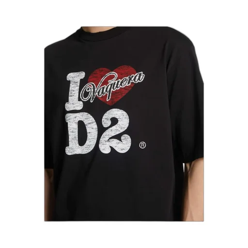 I Love Vaquera D2 Destroyed Loose Fit T-Shirt