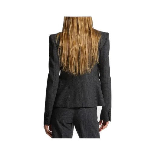 Pinstripe Pattern Blazer