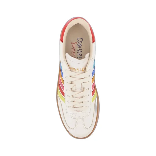 Striped Low-Top Sneakers