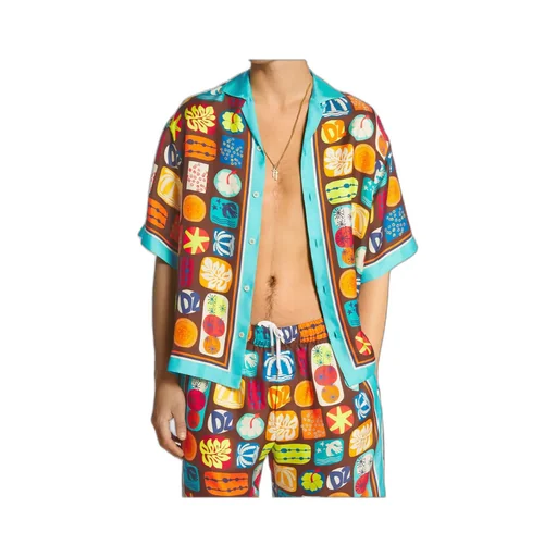 Summer Lovers Drop Shoulder Bowling Shirt