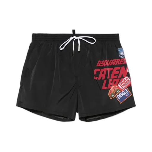 Logo Print Swim Shorts