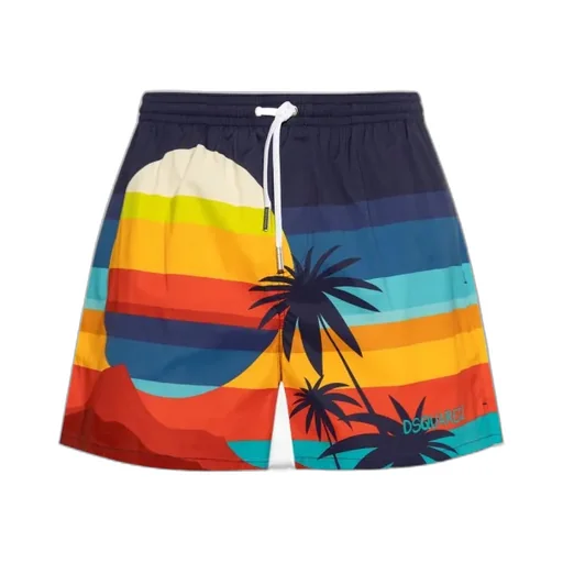 Drawstring Swimming Trunks