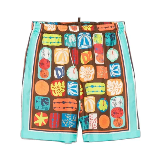 Summer Lovers Elastic Waist Boxer Shorts