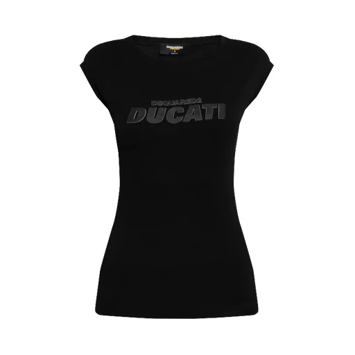 X Ducati Logo Printed Crewneck T-Shirt