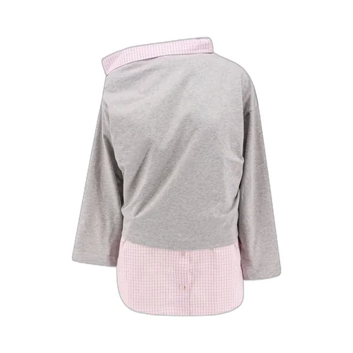 Layered Asymmetric Neck Top