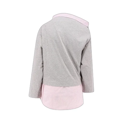 Layered Asymmetric Neck Top