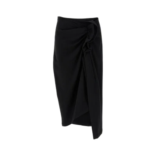 Hanam Asymmetric Midi Skirt