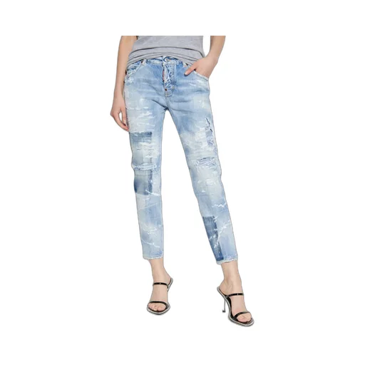 Light Super Ripped Wash Cool Girl Jeans