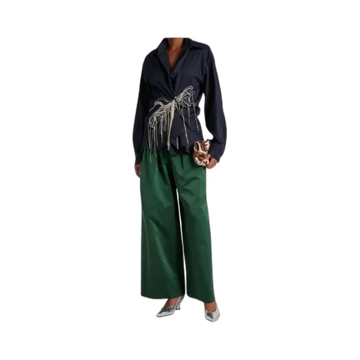 Embellished Oversized Shirt