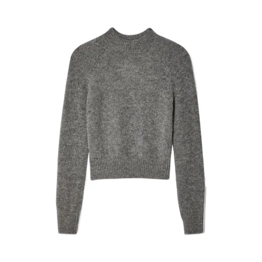 Round-Neck And Long-Sleeved Sweater