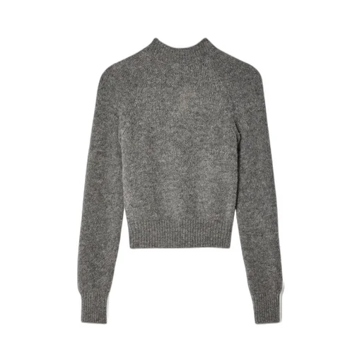 Round-Neck And Long-Sleeved Sweater