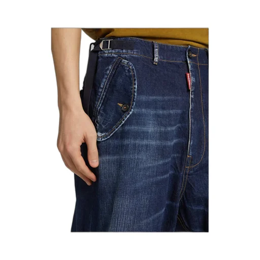 Be Cool Be Nice Utility Wide Denim Pants