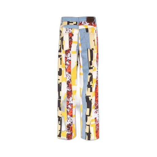 Pattern Casual Pants