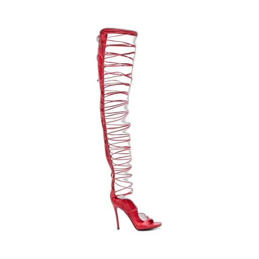 Riri Heeled Thigh-High Sandals