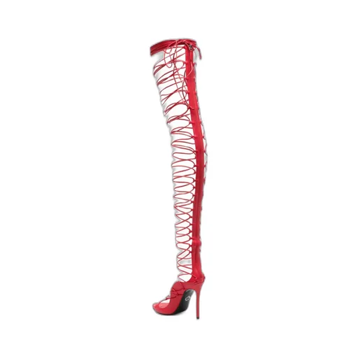 Riri Heeled Thigh-High Sandals