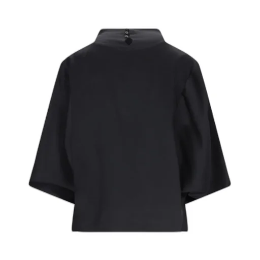 Relaxed-Fit High-Neck Top