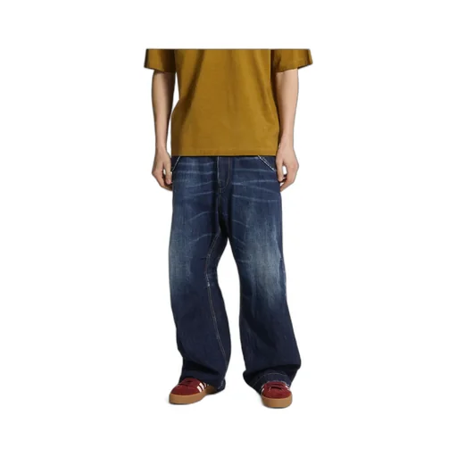 Be Cool Be Nice Utility Wide Denim Pants