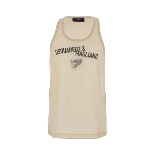Logo Printed Sleeveless Top