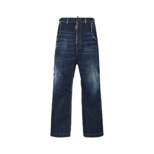 Be Cool Be Nice Utility Wide Denim Pants