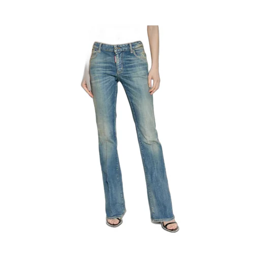 Medium Waist Flared Jeans