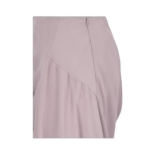 Ruched High-Low Waist Skirt