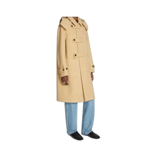 Long-Sleeved Coat With Hood