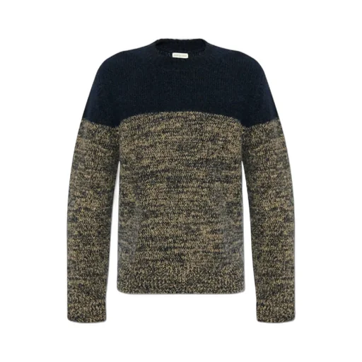 Colour-Block Knitted Jumper
