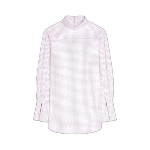 Plaid Long-Sleeved Blouse
